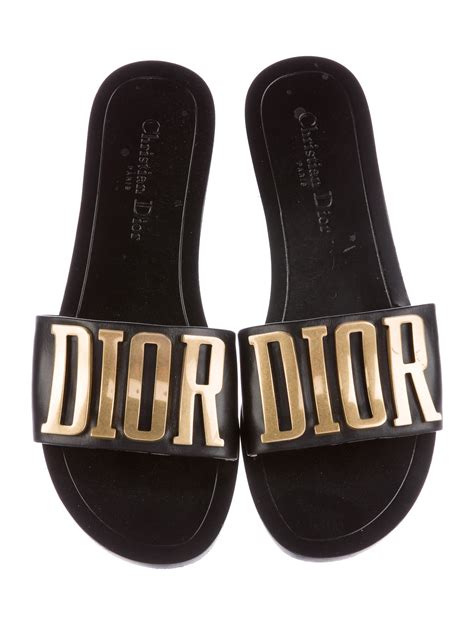 dior wlides|christian dior slippers women.